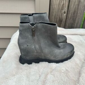 Sorel Joan Of Arctic Wedge Women's Waterproof Booties Size 9